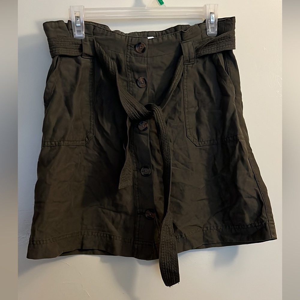 Maurices Belted Army Green Midi Skirt 💚